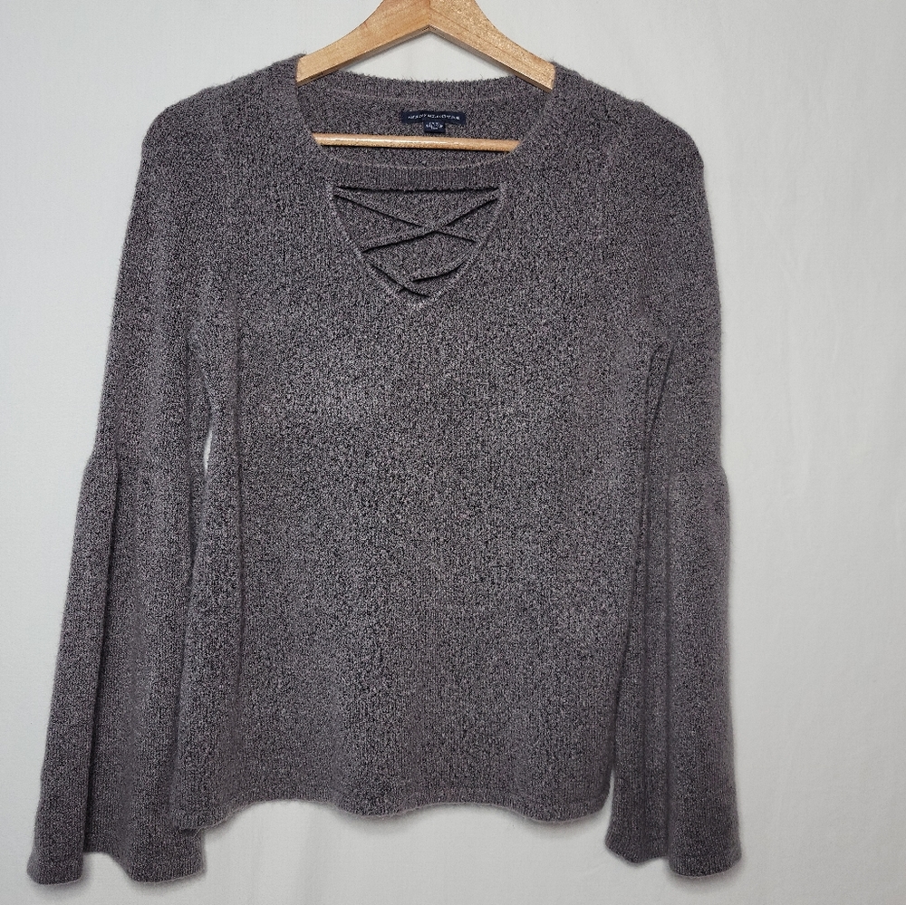 American Eagle Outfitters Flare Sleeve Knitted Sweater